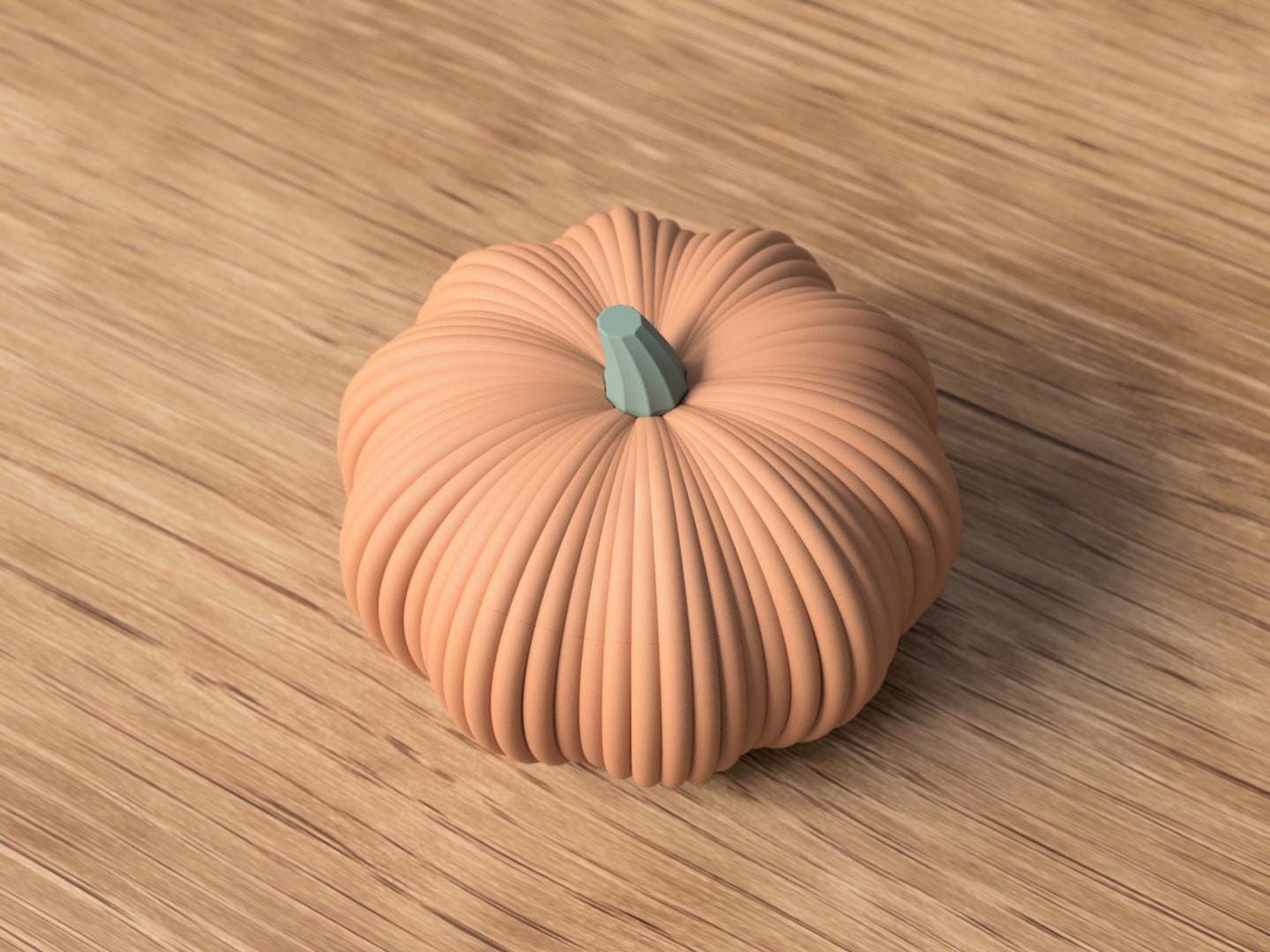 Ribbed Pumpkin Bowl with Lid, Modern Fall Decor, Pumpkin Candy Bowl, Autumn Home Decor, Decorative Storage Container – photo 15